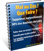 Mal de dos que faire ?